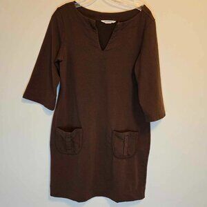Tommy Bahama Brown T-Shirt Dress